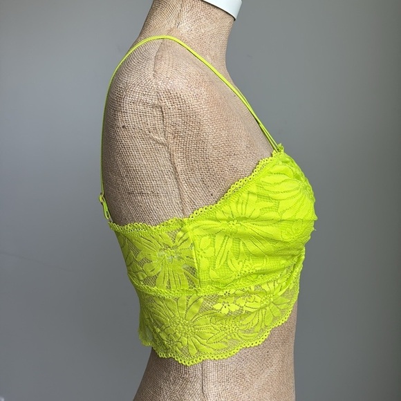 Aerie Hibiscus Lace Halter Bralette NEW! - Picture 2 of 4